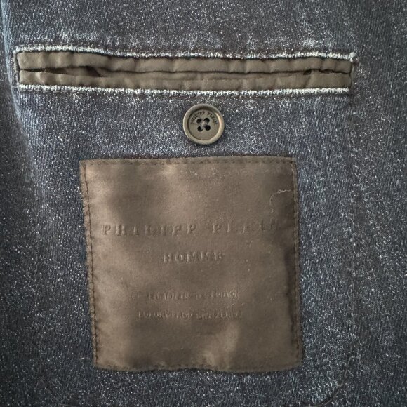 Philipp Plein Denim Blazer NWOT, Size 3XL runs small - Picture 14 of 17